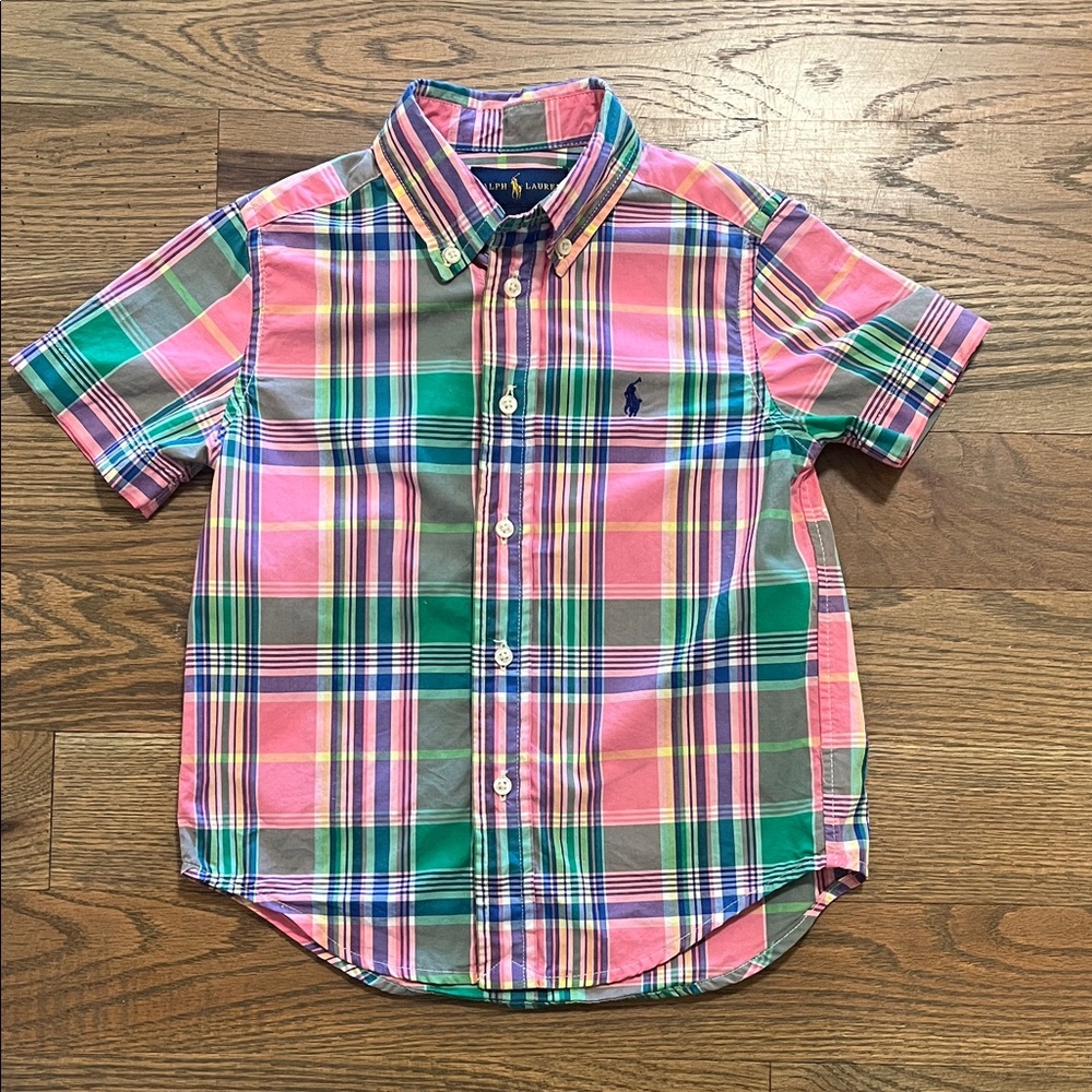 Ralph Lauren kids size 4 button down EUC